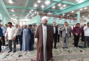 اقامه نماز عید قربان در پارس آبادمغان
