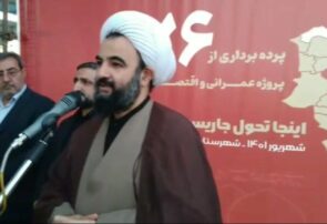 مطالبه گری امام جمعه پارس آباد از استاندار اردبیل در حاشیه یک افتتاح