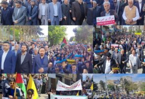 راهپیمایی روز جهانی قدس در پارس آبادمغان به روایت تصویر