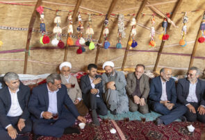وزیر میراث فرهنگی و رئیس سازمان عشایر در جشنواره بین المللی کوچ عشایر شاهسون