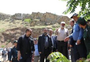 بازدید وزیر کشور از مناطق سیل‌زده مغان