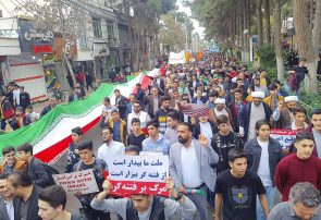 روایتی از حضور پرشور پارس آبادی‌ها در راهپیمایی ۱۳ آبان