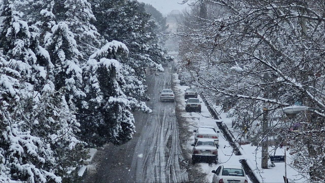 چهره برفی پارس آبادمغان در ماههای پایانی فصل زمستان
