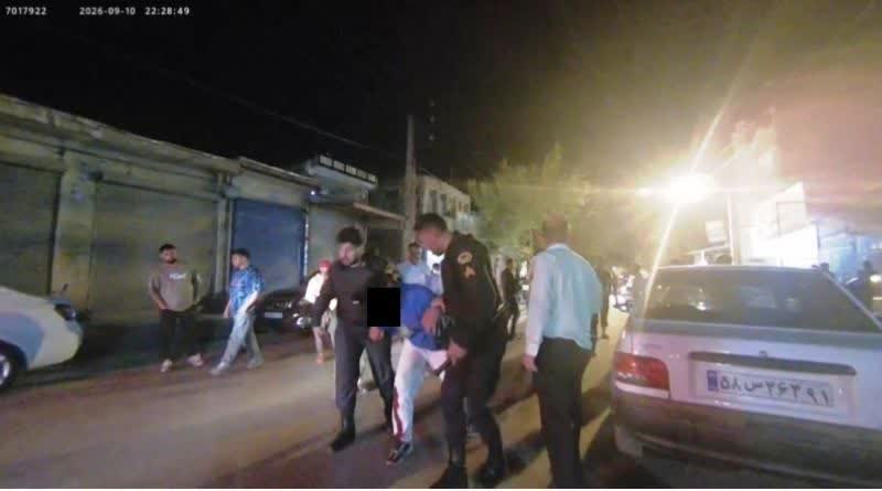 حمله شرور پارسآباد به مامور پلیس/ ضارب با شلیک پلیس زمینگیر شد