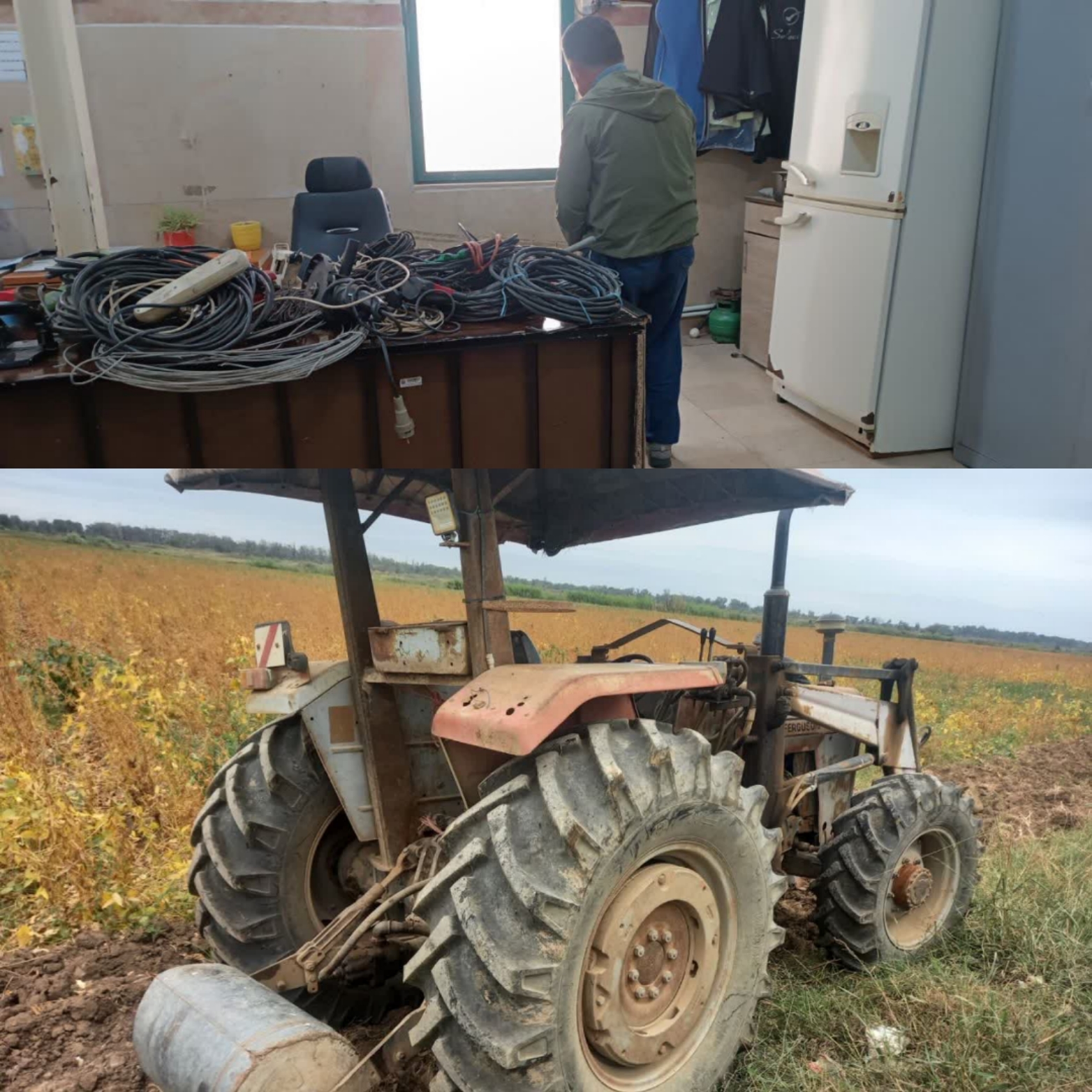 دستگیری سارق سیم و کابل برق در پارس آباد/ تراکتور مسروقه از ایثارگران کشف شد