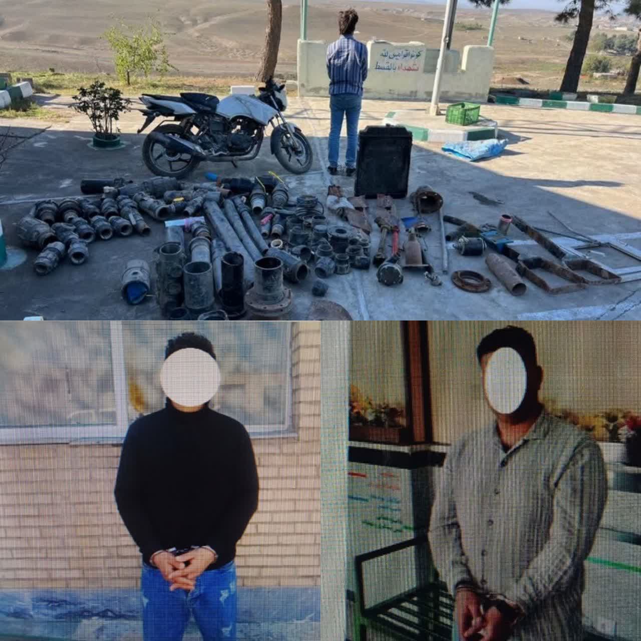‍ از دستگیری سارق آپاچی و ساختمان های نیمه کاره تا کشف تجهیزات کشاورزی و اماکن خصوصی