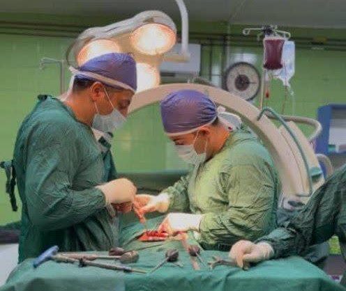 جراحی موفق اتصال ستون فقرات به لگن در پارس آبادمغان