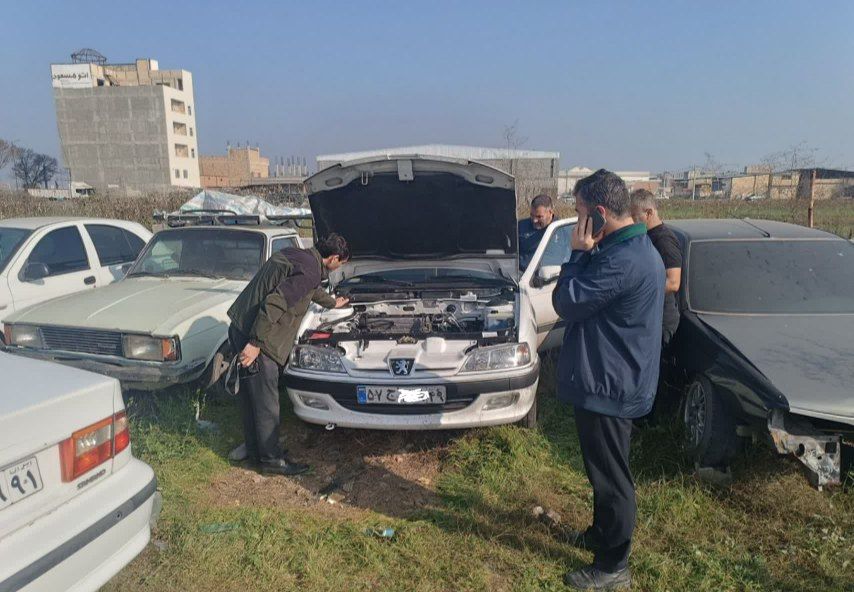 پایان کار سارق سابقه دار در پارس آباد؛ خودروی سرقتی در حال اوراق شدن کشف شد