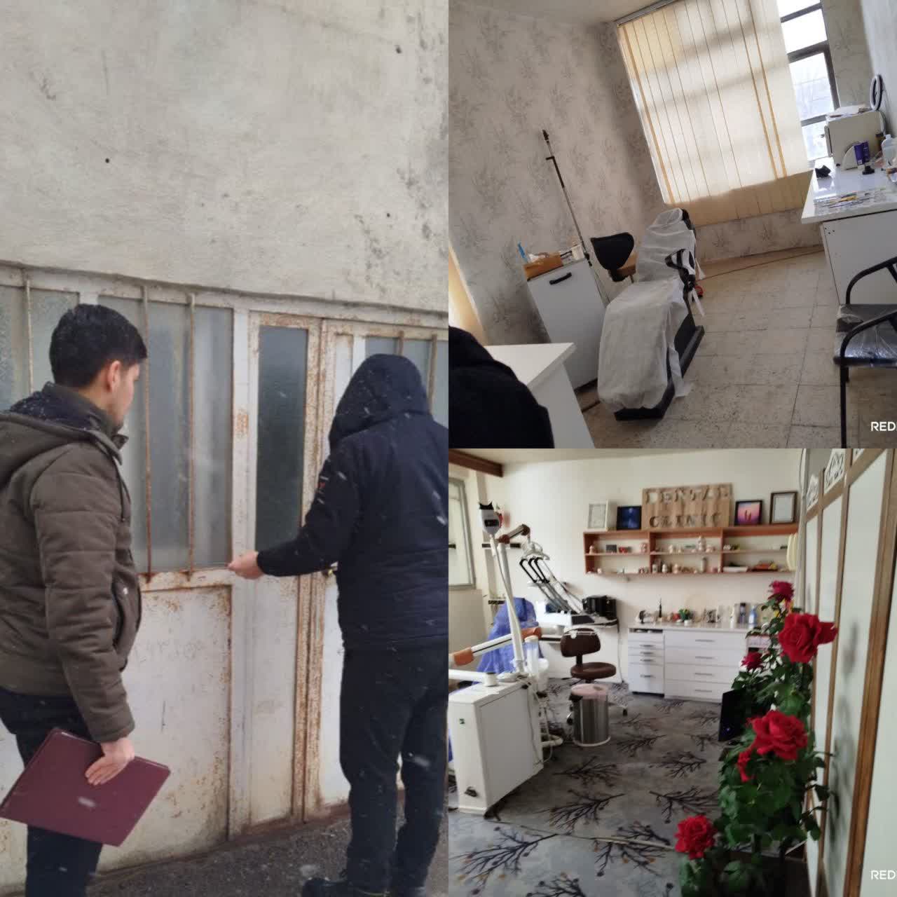 پلمب دو مطب دندانپزشکی غیرمجاز در پارس‌آبادمغان