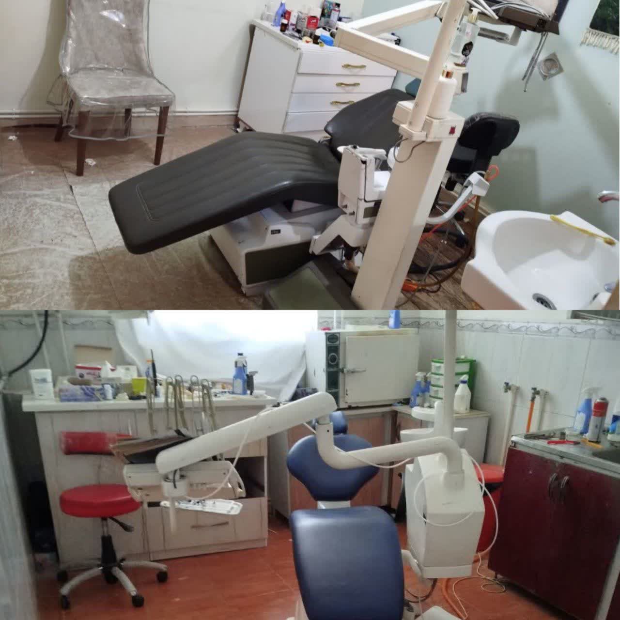 پلمب دو مرکز دندانپزشکی غیرمجاز در پارس‌آبادمغان